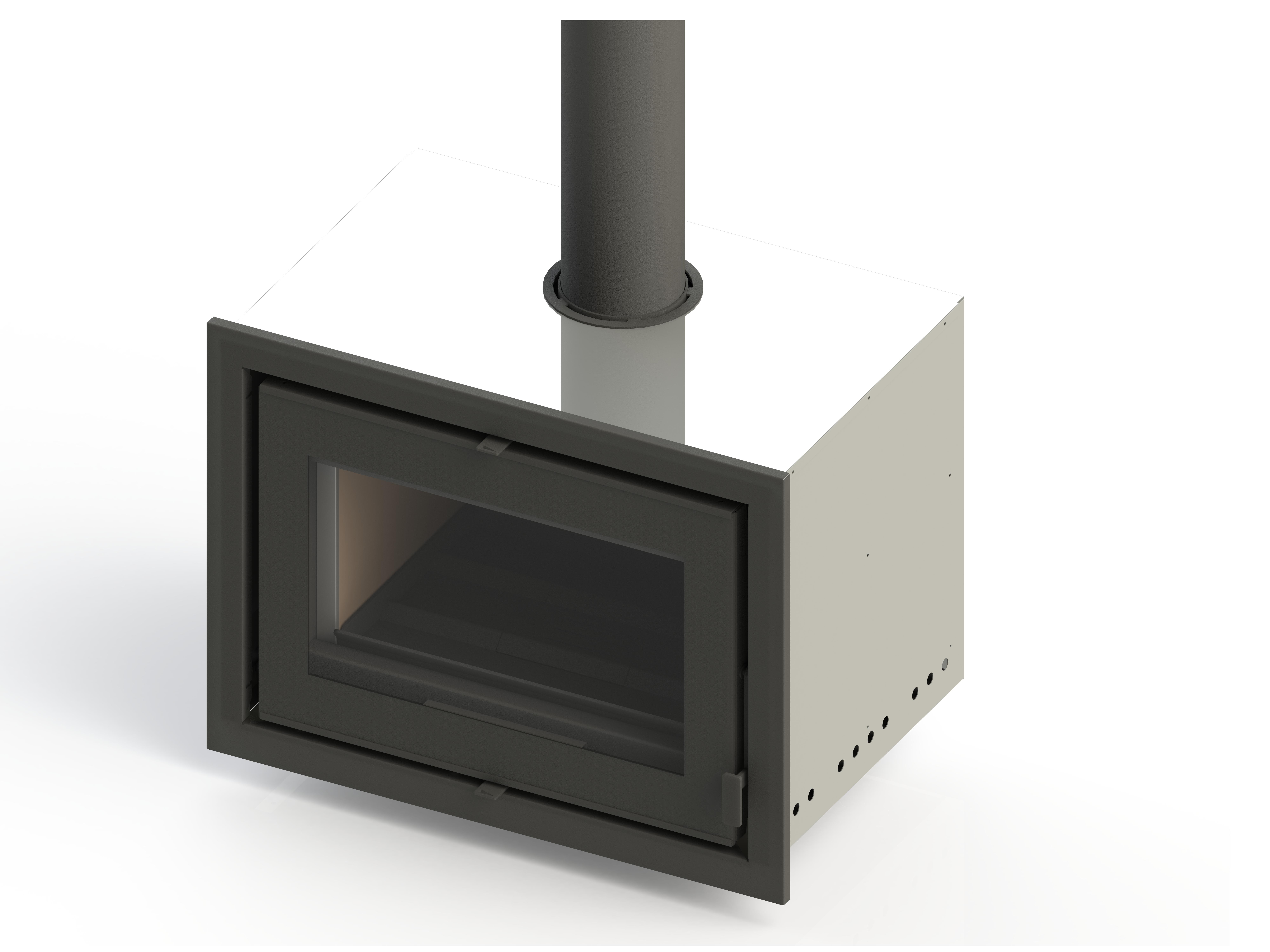 Flamm 750 Built-in Fireplace + Trim plate (11-14kW) - Image 2