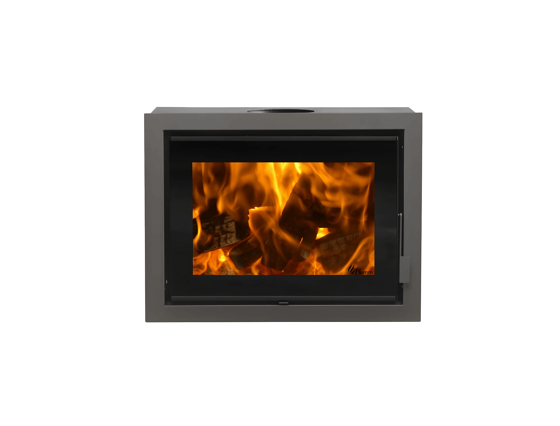 Flamm 750 Built-in Fireplace + Trim plate (11-14kW)