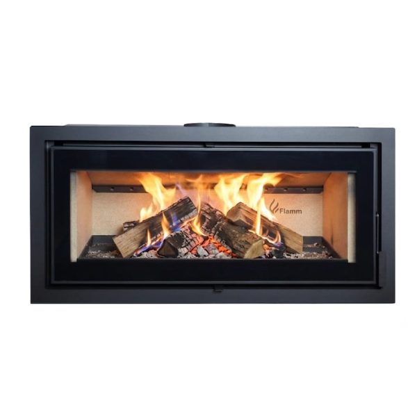 Flamm I1200 Built-in Fireplace + Trim plate (15-18kW)