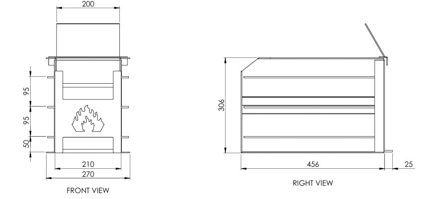 Home Fires Ember Maker for 1500 Dlx/Sdlx Built-in Braais - Image 2