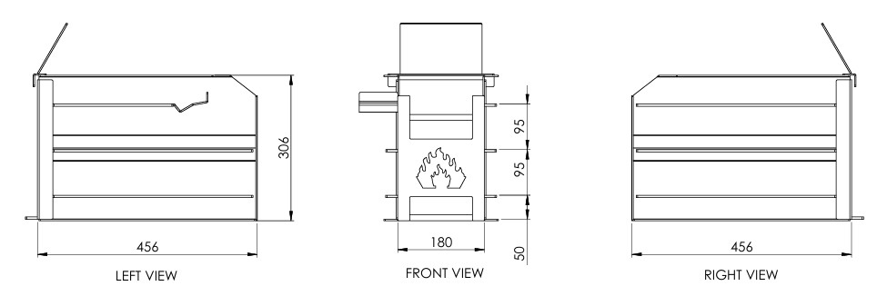 Home Fires Ember Maker for 1200 Dlx/Sdlx Spit Built-in Braais - Image 2